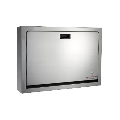 ASI 9013-9 Baby Changing Station, Surface-Mounted, Stainless Steel - Image 4