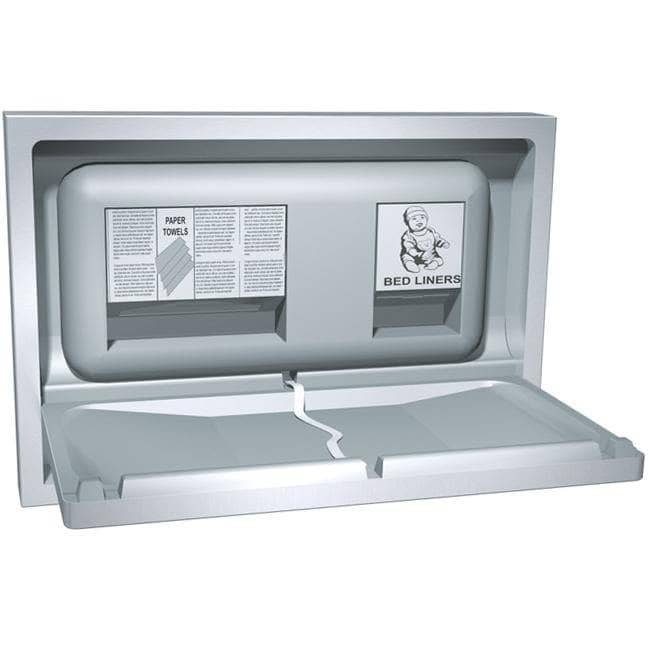 ASI 9013-9 Baby Changing Station, Surface-Mounted, Stainless Steel - Image 6