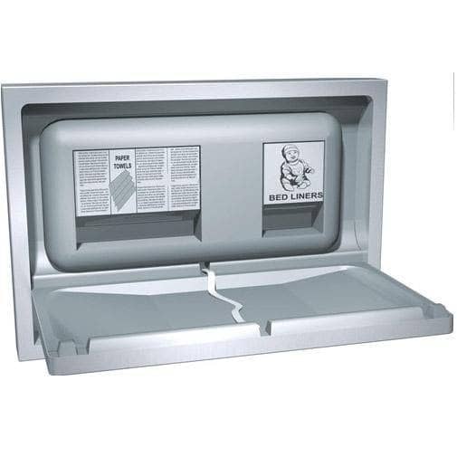ASI 9013 Baby Changing Station, Recessed-Mounted, Stainless Steel - Image 4