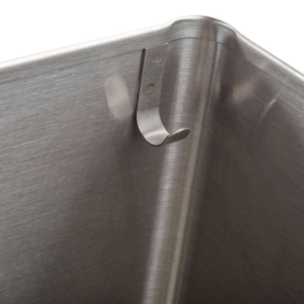 Bobrick 368-60 Commercial Restroom Waste Receptacle, 18 Gallon, Recessed-Mounted, Stainless Steel - Image 4