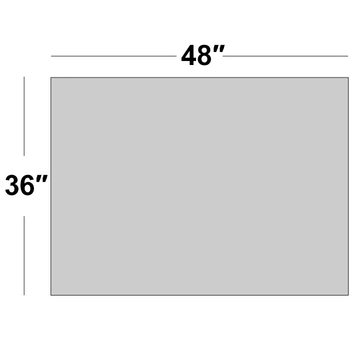 Bobrick B-165 4836 (48 x 36) Commercial Restroom Mirror, Channel Frame, 48"W x 36" H - Image 4
