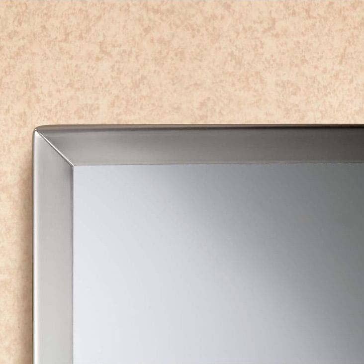 Bobrick B-165 4836 (48 x 36) Commercial Restroom Mirror, Channel Frame, 48"W x 36" H - Image 8