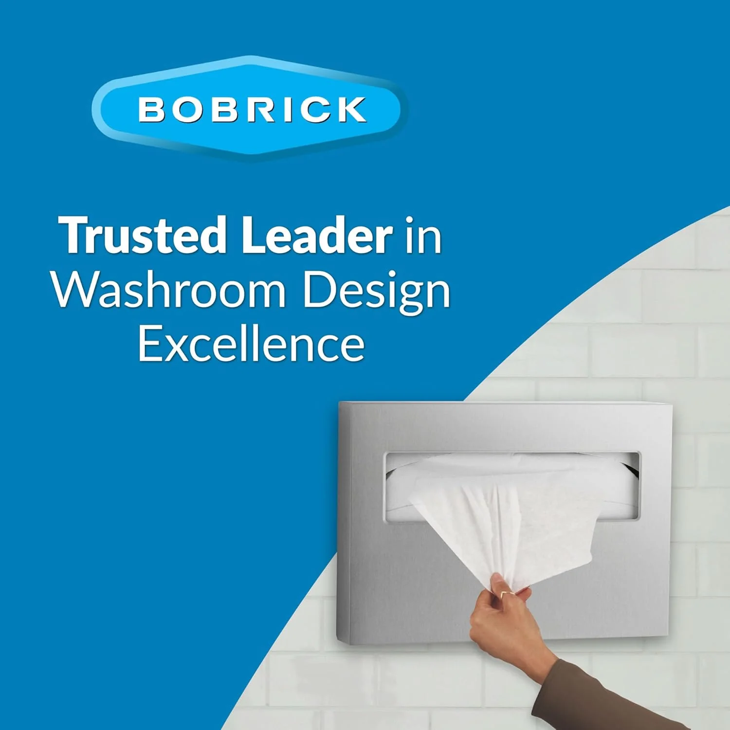 Bobrick B-221 Commercial Toilet Seat Cover Dispenser, Surface-Mounted, Stainless Steel - Image 26