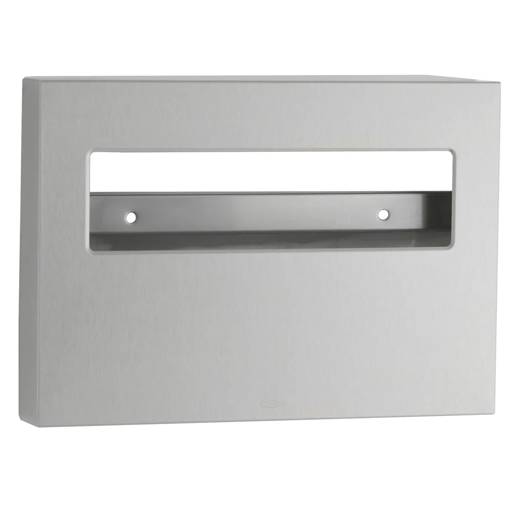 Bobrick B-221 Commercial Toilet Seat Cover Dispenser, Surface-Mounted, Stainless Steel - Image 8