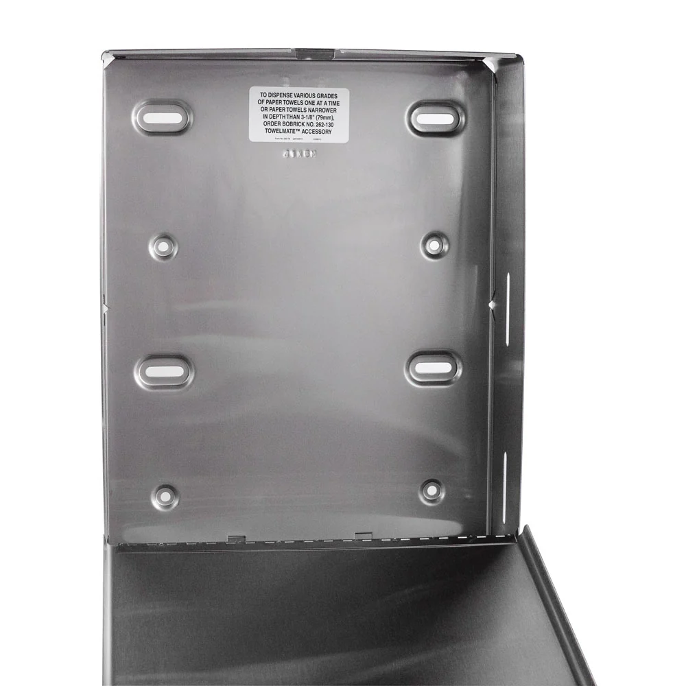 Bobrick B-2620 Commercial Paper Towel Dispenser, Surface-Mounted, Stainless Steel - Image 16