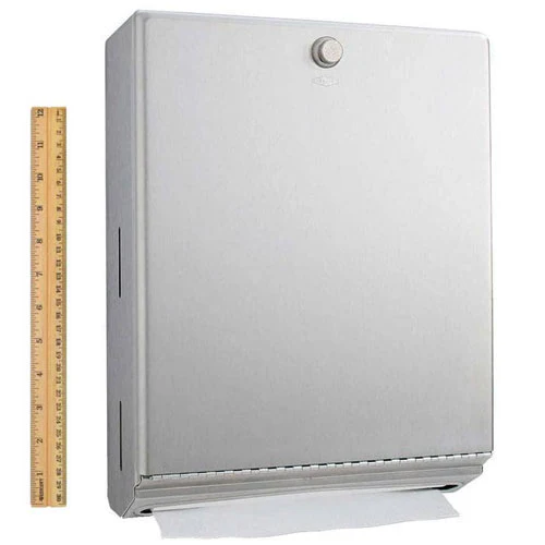 Bobrick B-2620 Commercial Paper Towel Dispenser, Surface-Mounted, Stainless Steel - Image 5
