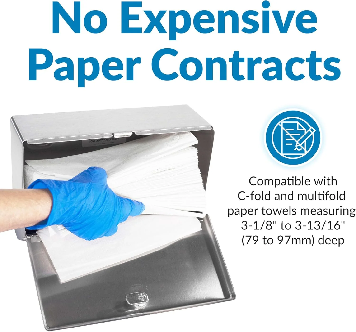 Bobrick B-26212 Commercial Paper Towel Dispenser, Surface-Mounted, Stainless Steel - Image 17