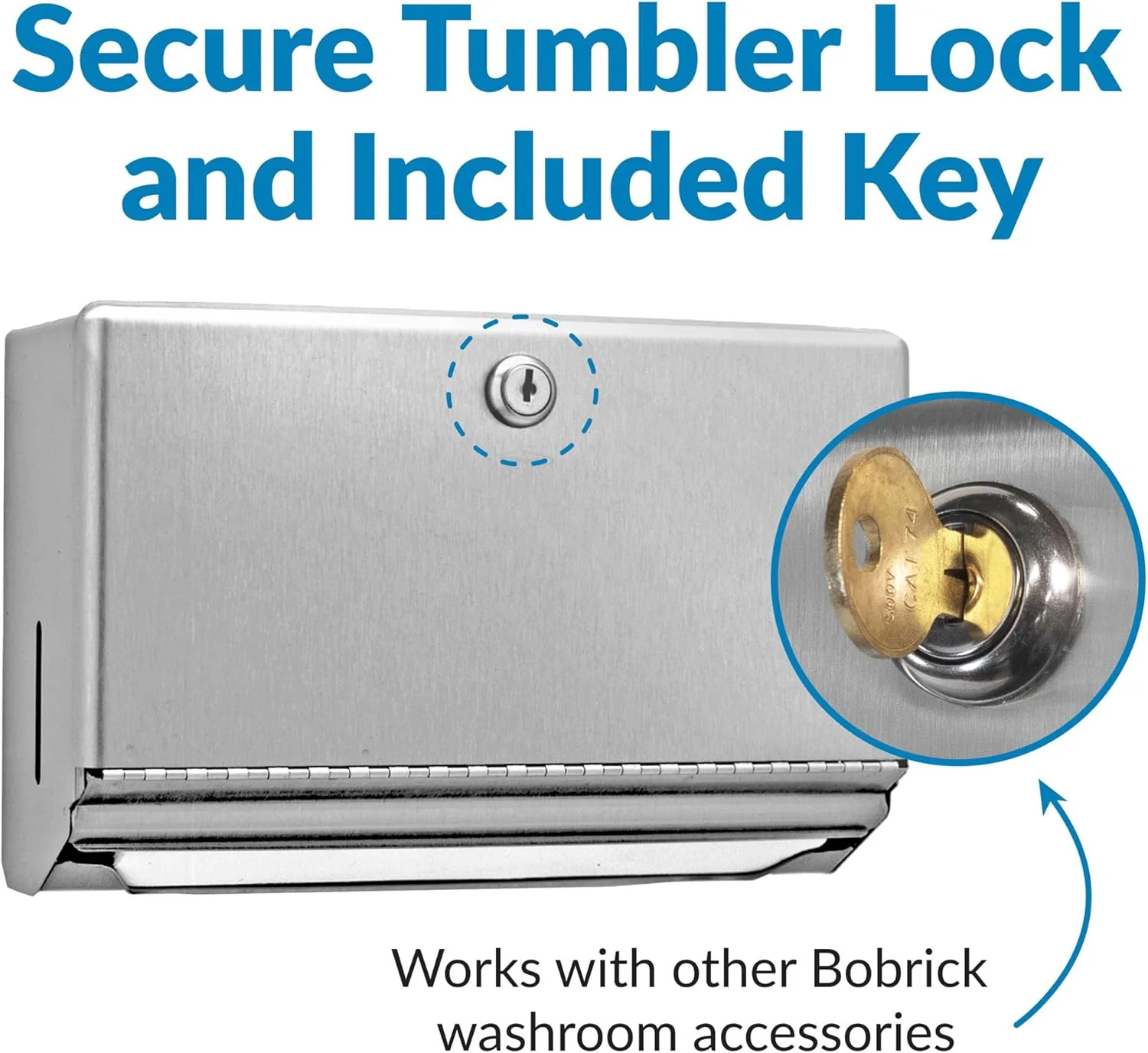 Bobrick B-26212 Commercial Paper Towel Dispenser, Surface-Mounted, Stainless Steel - Image 20