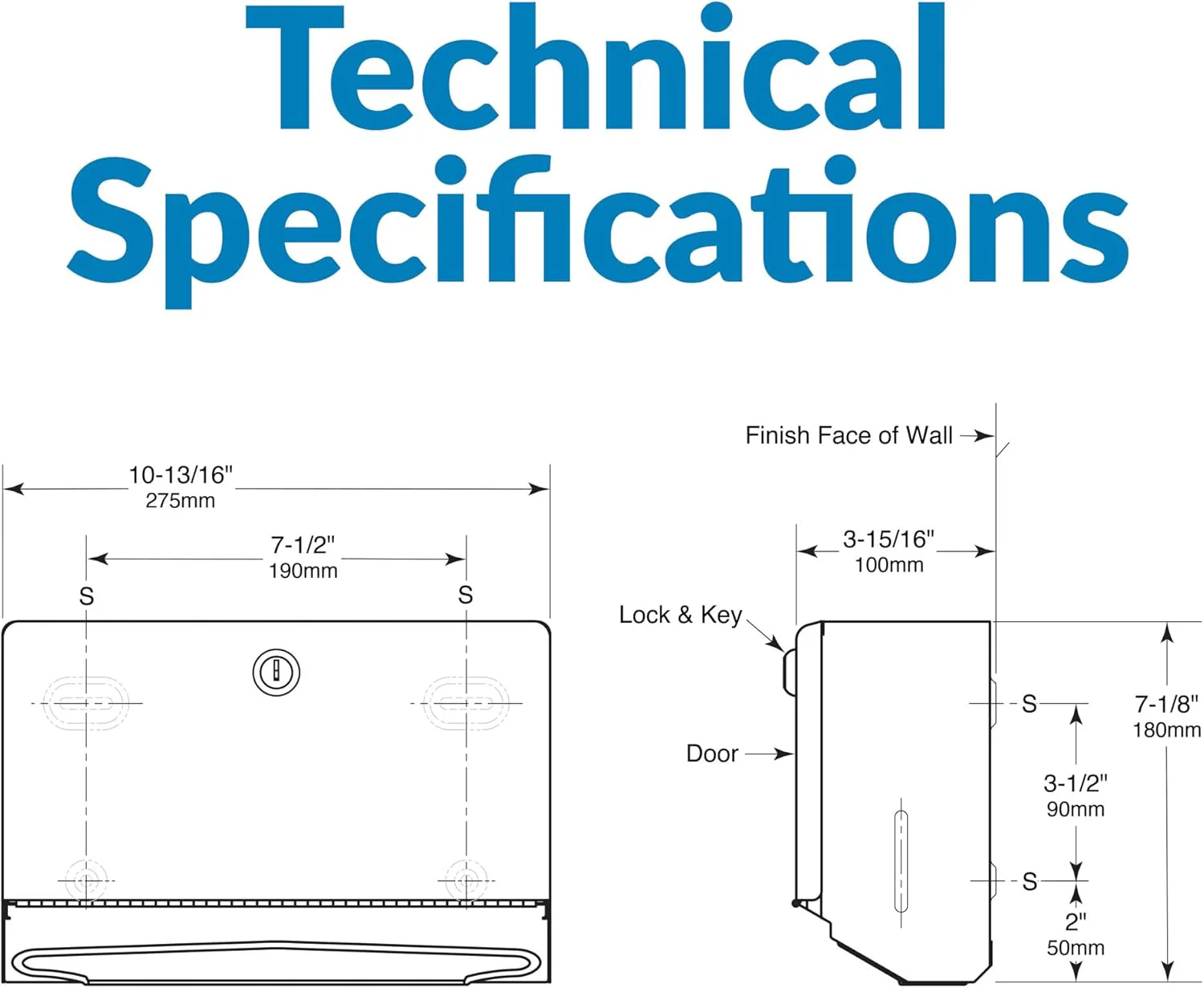 Bobrick B-26212 Commercial Paper Towel Dispenser, Surface-Mounted, Stainless Steel - Image 21