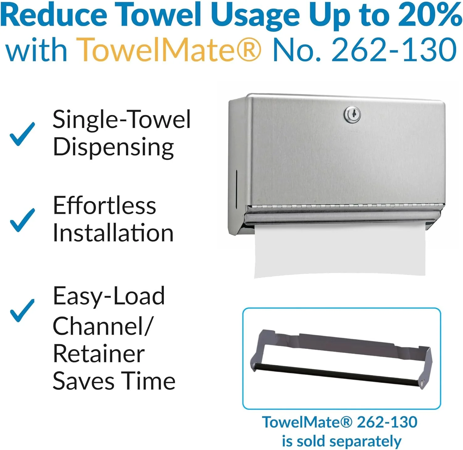 Bobrick B-26212 Commercial Paper Towel Dispenser, Surface-Mounted, Stainless Steel - Image 22