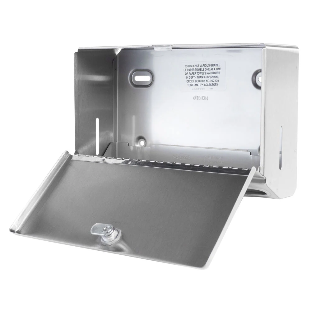 Bobrick B-26212 Commercial Paper Towel Dispenser, Surface-Mounted, Stainless Steel - Image 6