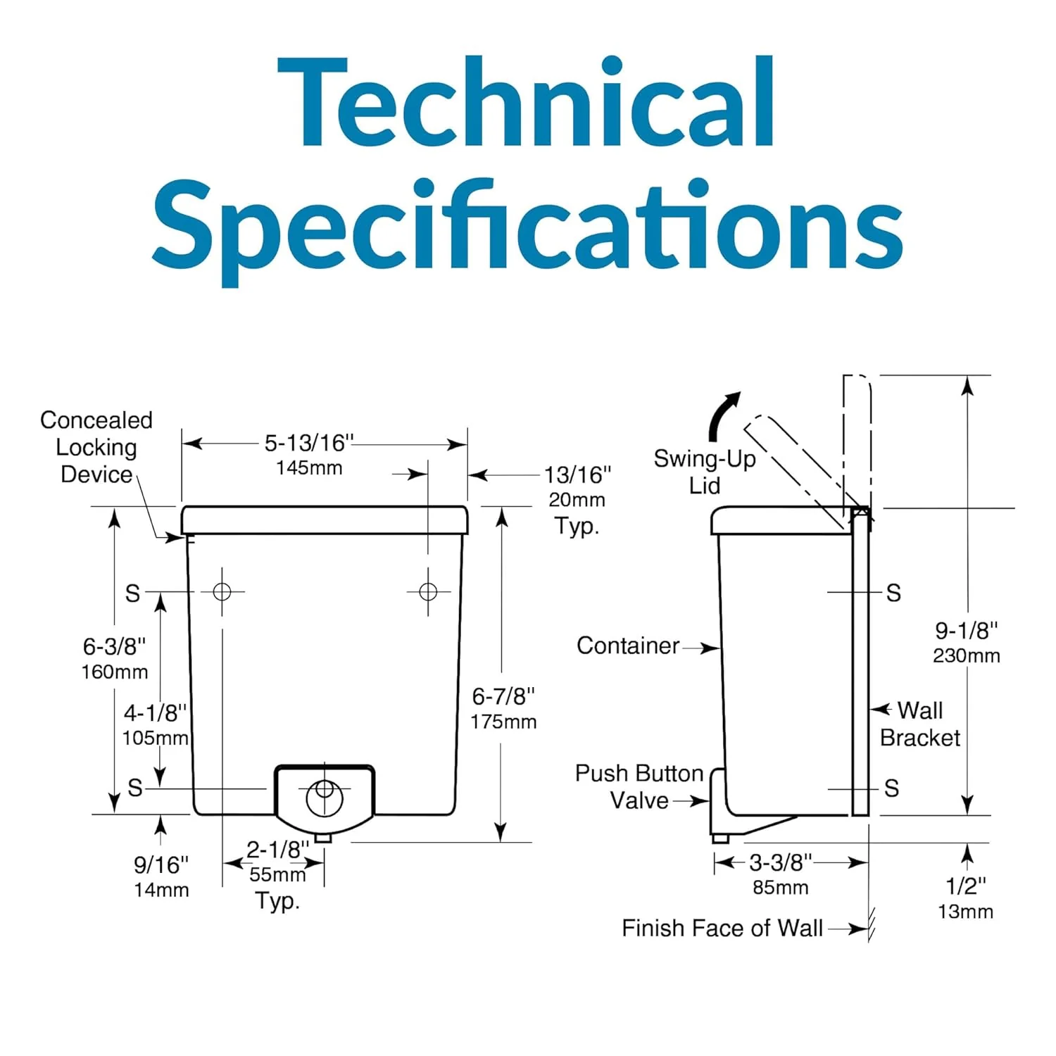 Bobrick B-40 Commercial Liquid Soap Dispenser, Surface-Mounted, Manual-Push, Plastic - 40 Oz - Image 13