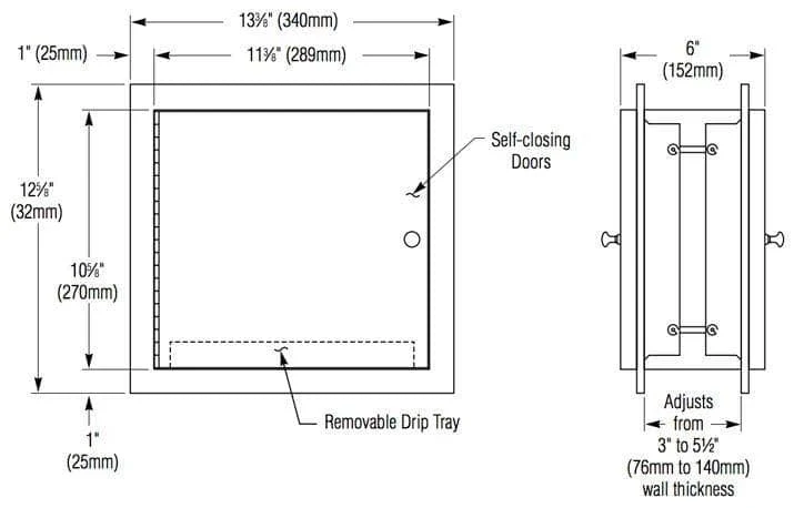 Bradley Specimen Pass-Thru Cabinet, 9813-00 - Image 4