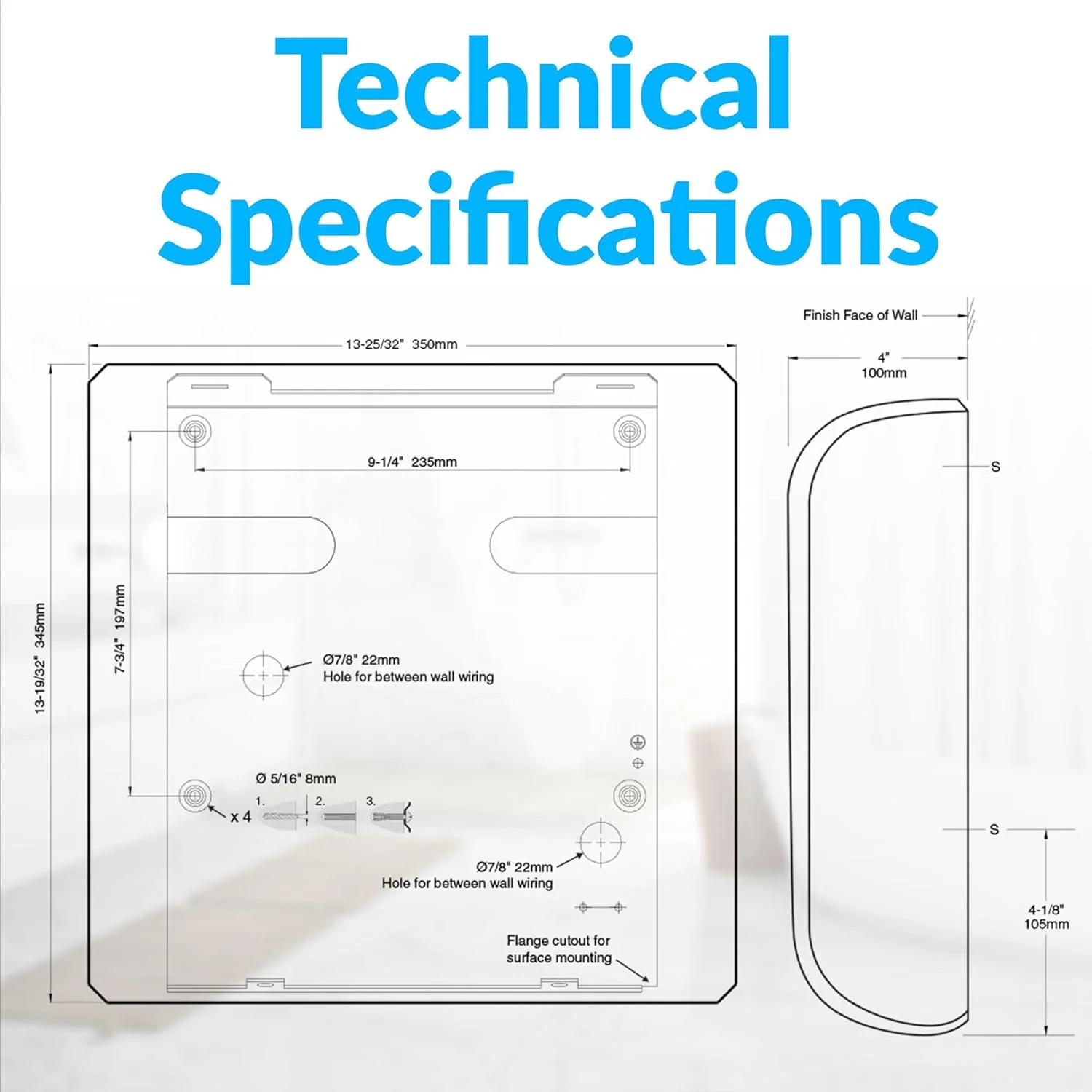 Bobrick B-7128 Automatic Hand Dryer, 115 Volt, Surface-Mounted, Stainless Steel - Image 14