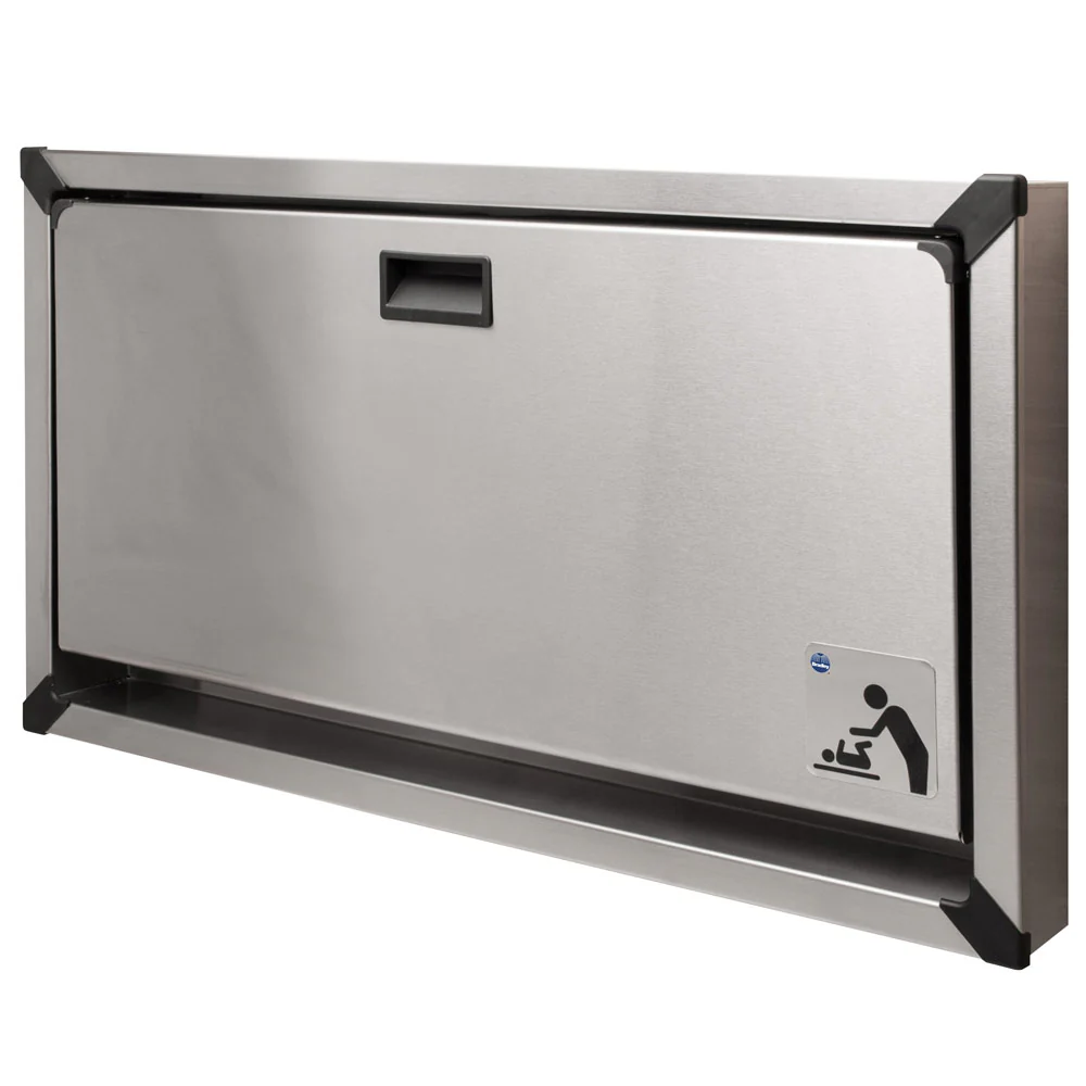 Bradley 962-11 Baby Changing Station, Surface-Mounted, Stainless Steel - Image 4