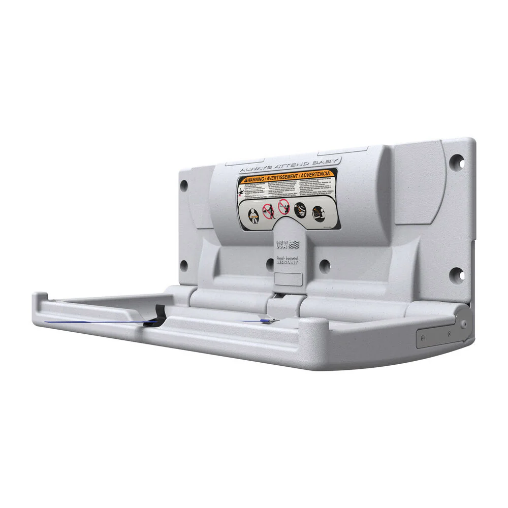 Bradley 963-000000 Baby Changing Station, Surface-Mounted, Plastic - Image 3