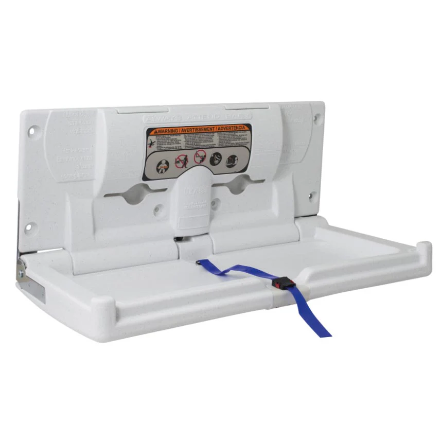 Bradley 963-000000 Baby Changing Station, Surface-Mounted, Plastic - Image 6