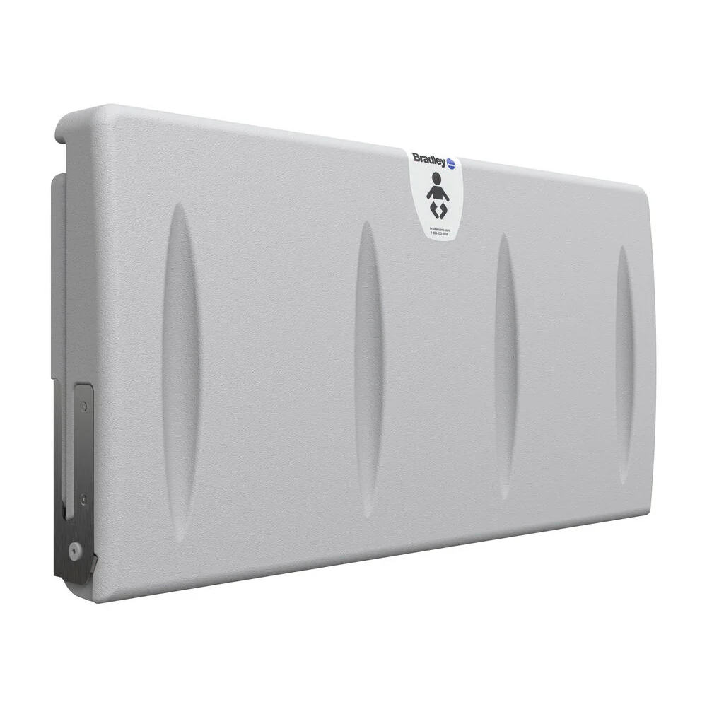 Bradley 9631-00 Baby Changing Station, Surface-Mounted, Plastic - Image 7