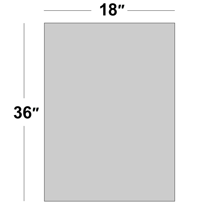 Bobrick B-166 1836 (18 x 36) Public Restroom Mirror Shelf, Channel Frame, 18" W x 36" H, Stainless Steel w/ Bright-Polished Finish - Image 4