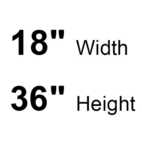 Bobrick B-166 1836 (18 x 36) Public Restroom Mirror Shelf, Channel Frame, 18" W x 36" H, Stainless Steel w/ Bright-Polished Finish - Image 3