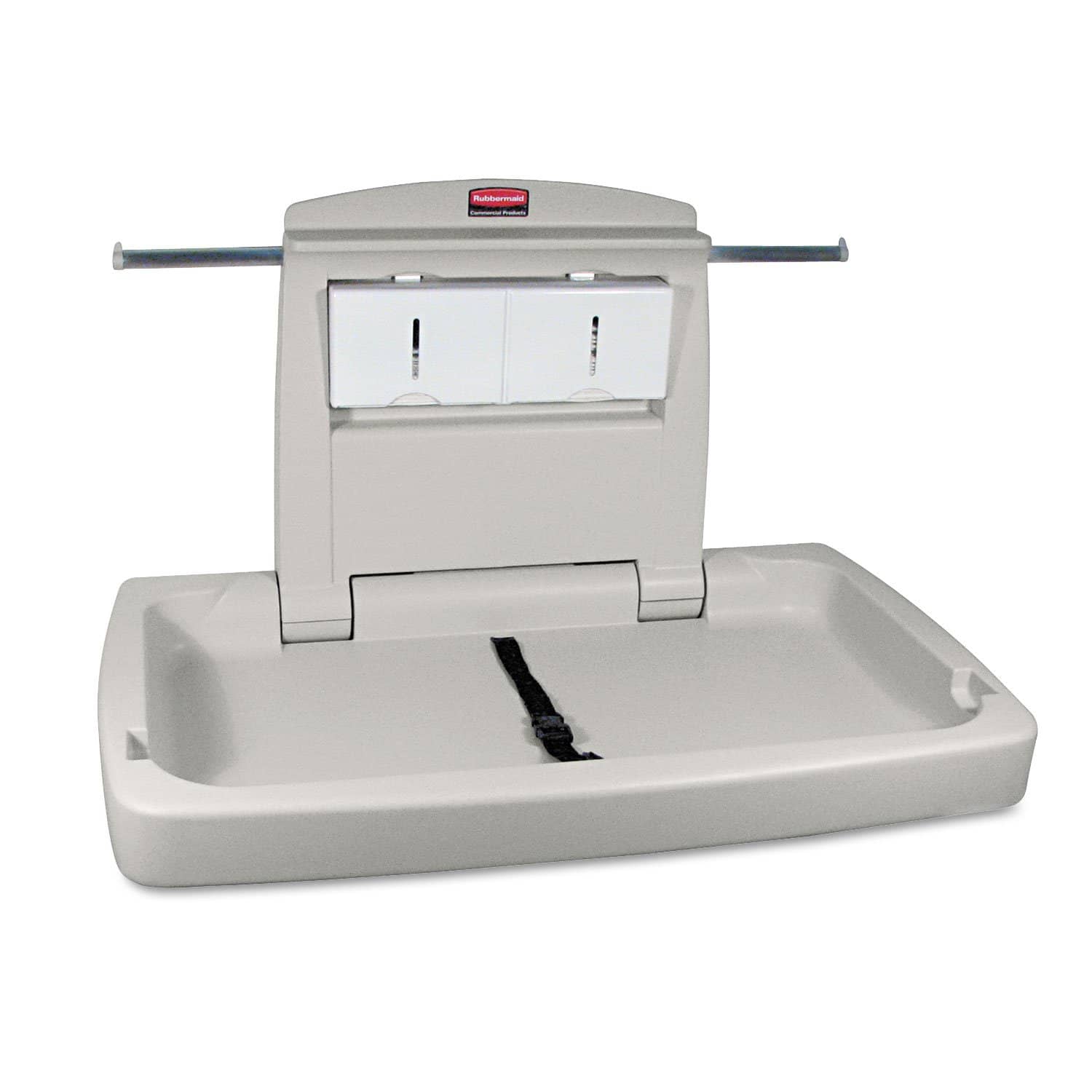 Rubbermaid Sturdy Station 2 Baby Changing Table, 33.5 X 21.5, Platinum - RCP781888 - Image 5